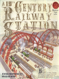 Book Cover for A 19th Century Railway Station by Fiona Macdonald, John James