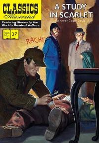 Book Cover for A Study in Scarlet by Sir Arthur Conan Doyle, Seymour Moskowitz