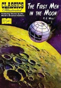 Book Cover for The First Men in the Moon by H G Wells