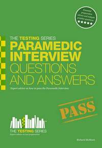Book Cover for Paramedic Interview Questions & Answers by Richard McMunn