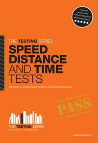Book Cover for Speed, Distance and Time Tests by Richard McMunn