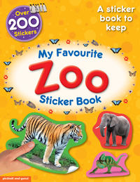 Book Cover for My Favourite Zoo Sticker Book by Chez Picthall
