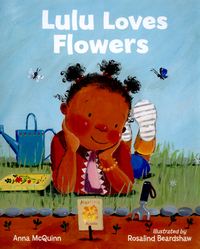 Book Cover for Lulu Loves Flowers by Anna McQuinn