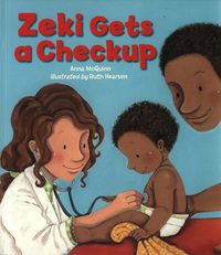 Book Cover for Zeki Gets a Checkup by Anna McQuinn
