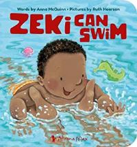 Book Cover for Zeki Can Swim! by Anna McQuinn