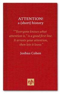 Book Cover for Attention! by Joshua Cohen