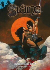 Book Cover for Sláine. Treasures of Britain by Pat Mills