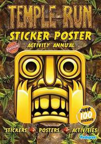 Book Cover for Temple Run Sticker & Poster Activity Annual by Pedigree Books