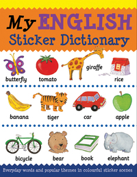 Book Cover for My English Sticker Dictionary by Catherine Bruzzone, Louise Millar