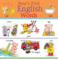 Book Cover for Bear's First English Words by Clare Beaton