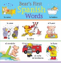Book Cover for Bear's First Spanish Words by Clare Beaton
