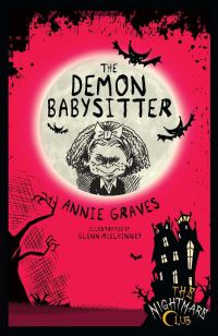 Book Cover for The Demon Babysitter by Annie Graves