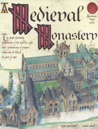 Book Cover for A Medieval Monastery by Fiona Macdonald