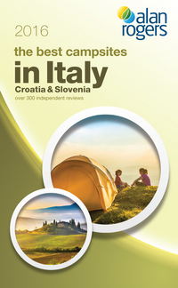 Book Cover for The Best Campsites in Italy, Croatia & Slovenia by Alan Rogers