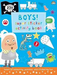 Book Cover for Super Sticker Activity Book - Boys by Really Decent Books