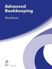 Book Cover for Advanced Bookkeeping. Workbook by David Cox