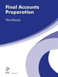 Book Cover for Final Accounts Preparation Workbook by David Cox