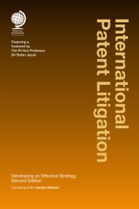 Book Cover for International Patent Litigation by David Wilson