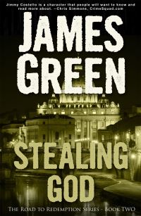 Book Cover for Stealing God by James Green