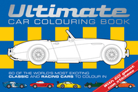 Book Cover for Ultimate Car Colouring Book by Adam Wilde, Chez Picthall