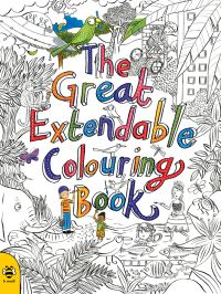 Book Cover for The Great Extendable Colouring Book by Sam Hutchinson