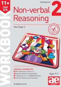 Book Cover for 11+ Nonverbal Reasoning Year 3/4 Workbook 2 by Dr Stephen C Curran