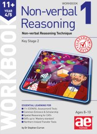 Book Cover for 11+ Nonverbal Reasoning Year 4/5 Workbook 1 by Dr Stephen C Curran