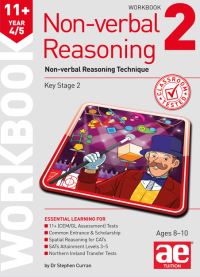 Book Cover for 11+ Nonverbal Reasoning Year 4/5 Workbook 2 by Dr Stephen C Curran