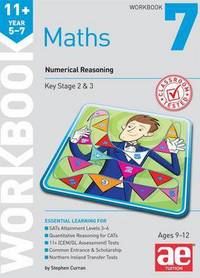 Book Cover for 11+ Maths Year 57 Workbook 7 by Dr Stephen C Curran