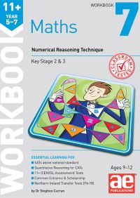 Book Cover for 11+ Maths Year 5-7 Workbook 7 by Dr Stephen C Curran, Jackie Hurden, Jacqui Turner
