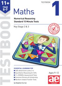 Book Cover for 11+ Maths Year 57 Testbook 1 by Dr Stephen C Curran