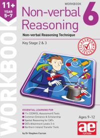 Book Cover for 11+ Nonverbal Reasoning Year 57 Workbook 6 by Dr Stephen C Curran