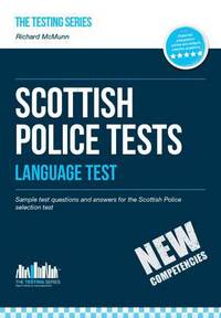 Book Cover for Scottish Police Language Tests by Richard McMunn