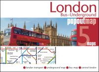 Book Cover for London Bus and Underground PopOut Map by PopOut Maps