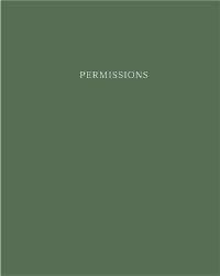Book Cover for Permissions by Emma Hardy
