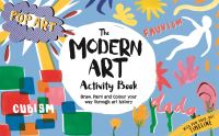 Book Cover for The Modern Art Activity Book by Sophie Schrey