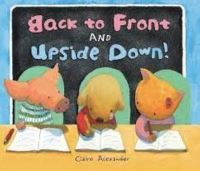 Book Cover for Back to Front and Upside Down by Claire Alexander