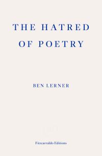 Book Cover for The Hatred of Poetry by Ben Lerner