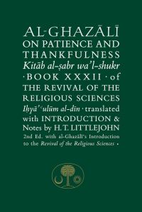 Book Cover for Al-Ghazzali on Patience and Thankfulness by Ghazzali