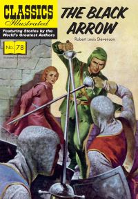 Book Cover for The Black Arrow by Ruth A Roche, Tom Scott, Robert Louis Stevenson
