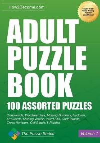 Book Cover for Adult Puzzle Book by How2Become