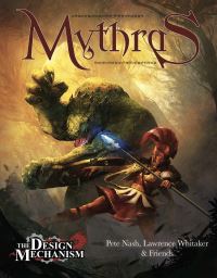 Book Cover for Mythras by Pete Nash, Lawrence Whitaker, Design Mechanism Firm