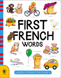 Book Cover for First French Words by Sam Hutchinson