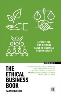 Book Cover for The Ethical Business Book by Sarah Duncan