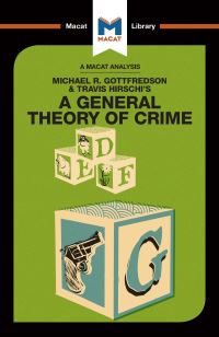 Book Cover for An Analysis of Michael R. Gottfredson and Travish Hirschi's A General Theory of Crime by William Jenkins