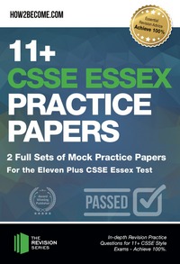 Book Cover for 11+ CSSE Essex Practice Papers by 