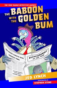 Book Cover for The Baboon With the Golden Bum by Jed Lynch