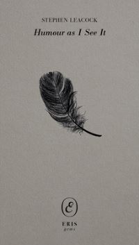 Book Cover for Humour as I See It by Stephen Leacock