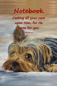 Book Cover for Yorkshire Terrier Notebook by Eunice Wilkie