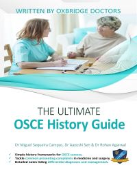 Book Cover for The Ultimate OSCE History Guide by Miguel Sequeira Campos, Aayushi Sen, Rohan Agarwal
